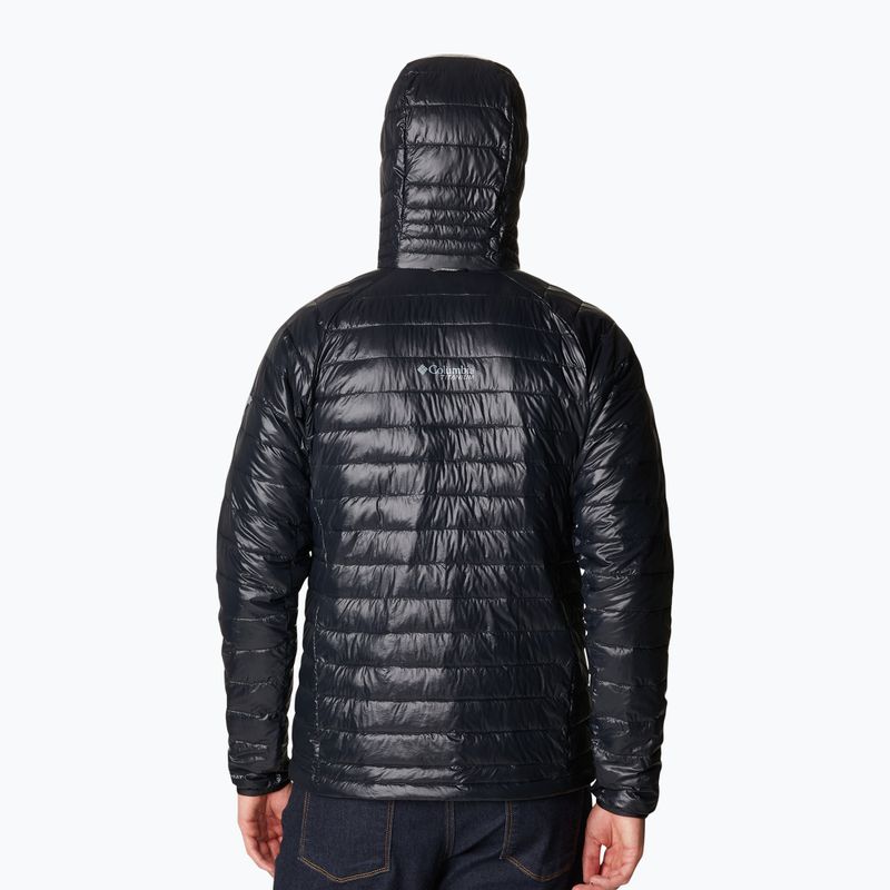 Columbia Platinum Peak Hooded jachetă de bărbați cu glugă neagră 2008611 3