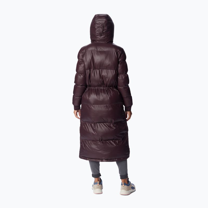 Geacă cu puf pentru femei Columbia Pike Lake Long maroon 1976204 2