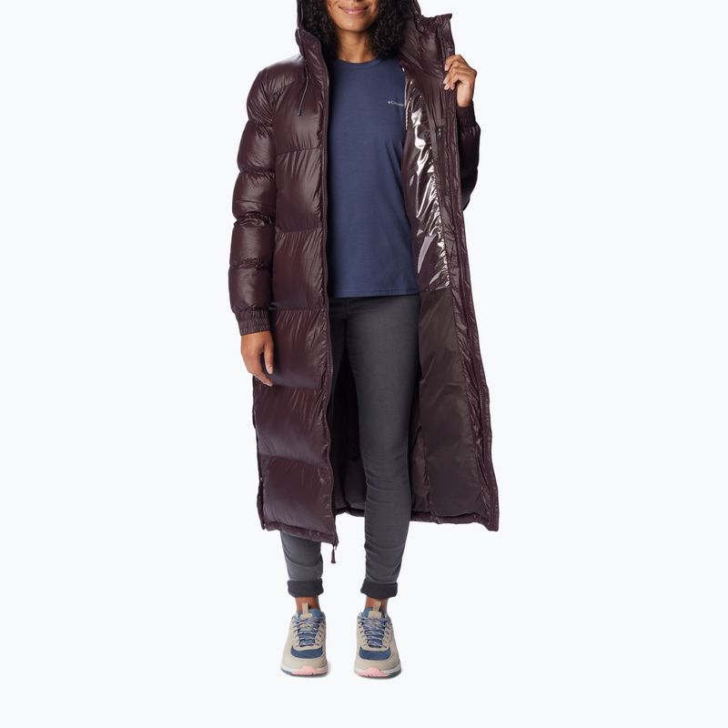 Geacă cu puf pentru femei Columbia Pike Lake Long maroon 1976204 3