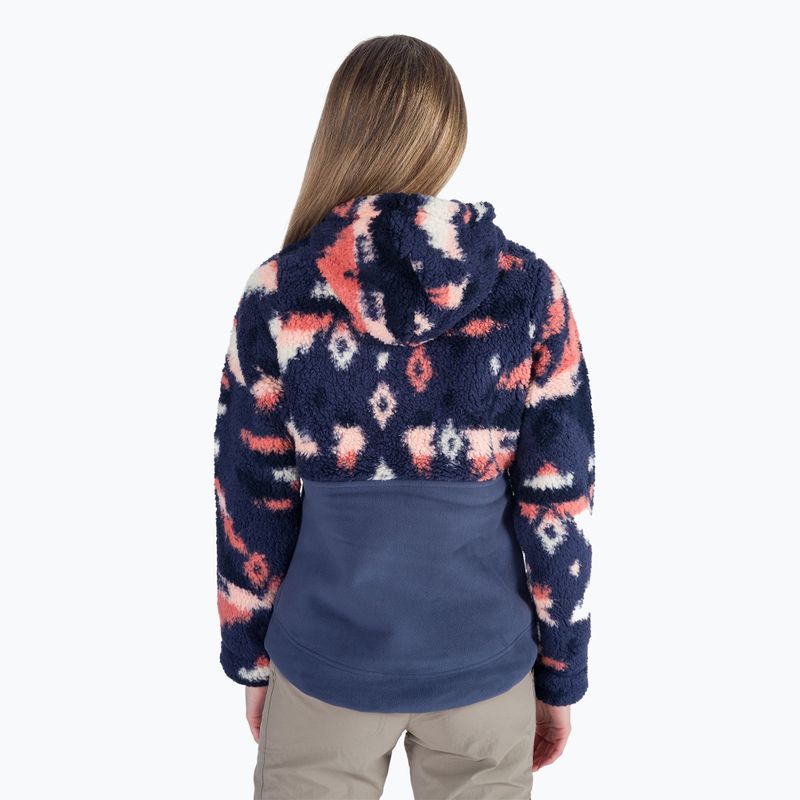Columbia pentru femei Winter Pass Sherpa Sherpa Hanorac cu glugă bluză fleece albastru marin 2013293 3