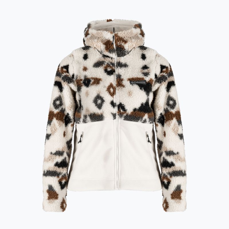Columbia pentru femei Winter Pass Sherpa Sherpa Hanorac cu glugă bluză fleece bej 2013293 6