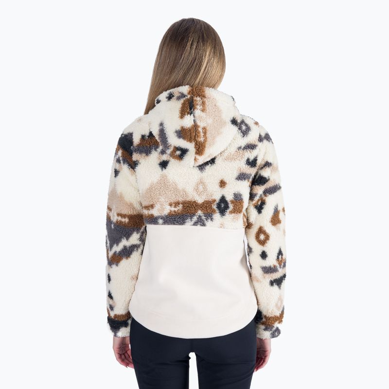 Columbia pentru femei Winter Pass Sherpa Sherpa Hanorac cu glugă bluză fleece bej 2013293 3