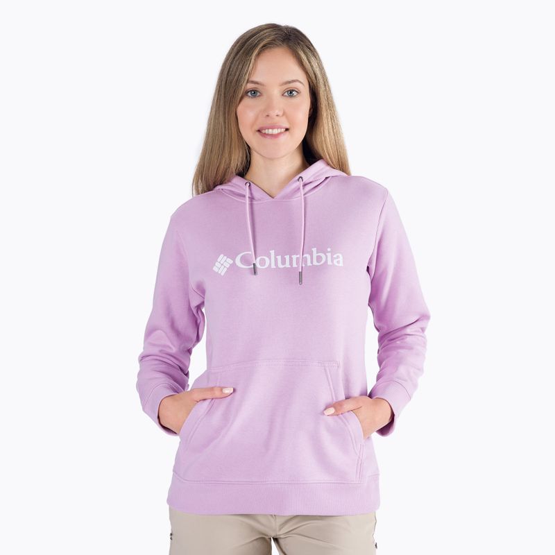 Hanorac de trekking pentru femei Columbia Logo violet 1895751