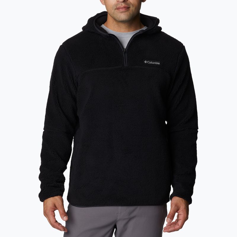 Bluză fleece pentru bărbați Columbia Rugged Ridge III Sherpa neagră 2013692