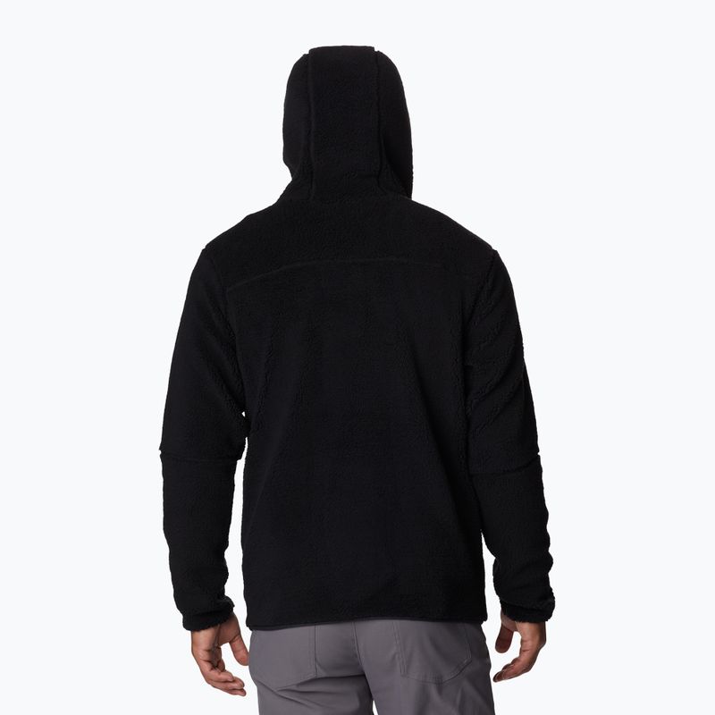 Bluză fleece pentru bărbați Columbia Rugged Ridge III Sherpa neagră 2013692 2