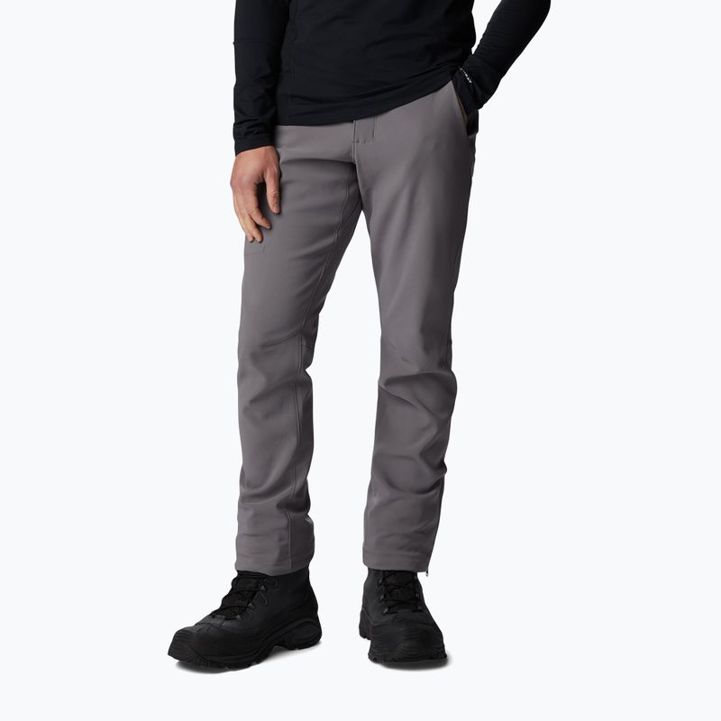 Columbia Passo Alto III Heat pantaloni softshell pentru bărbați gri 2013023