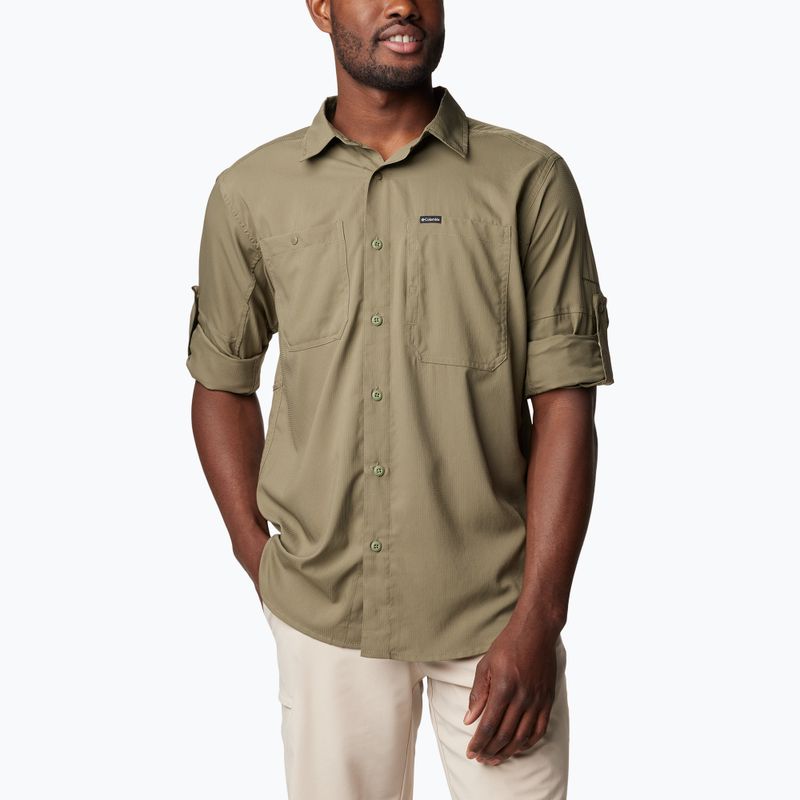 Tricou pentru bărbați Columbia Silver Ridge Utility Lite stone green 4