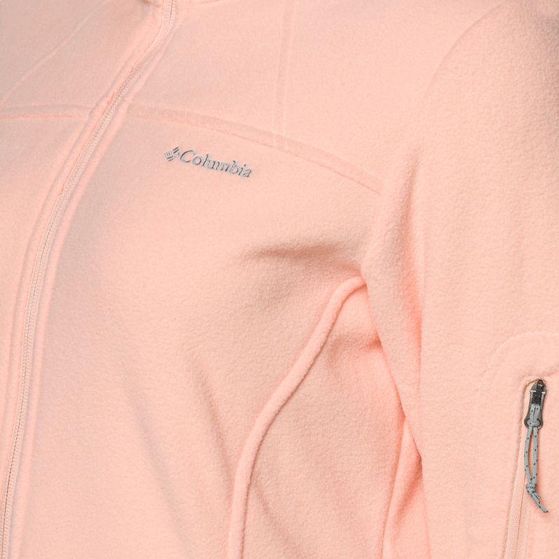 Bluză fleece pentru femei Columbia Fast Trek II Peach Blossom 1465351890 3