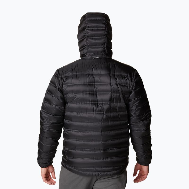 Jacheta cu glugă Columbia Pebble Peak Down Hooded pentru bărbați  negru 2008315 3