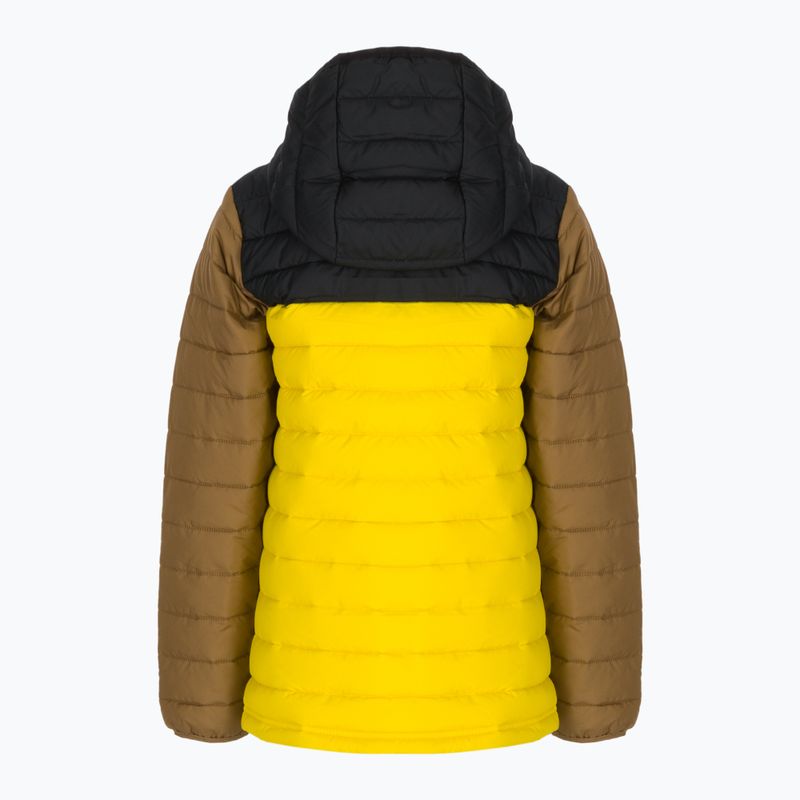 Columbia Powder Lite cu glugă și glugă pentru copii Jachetă de puf negru și galben 1802901 2