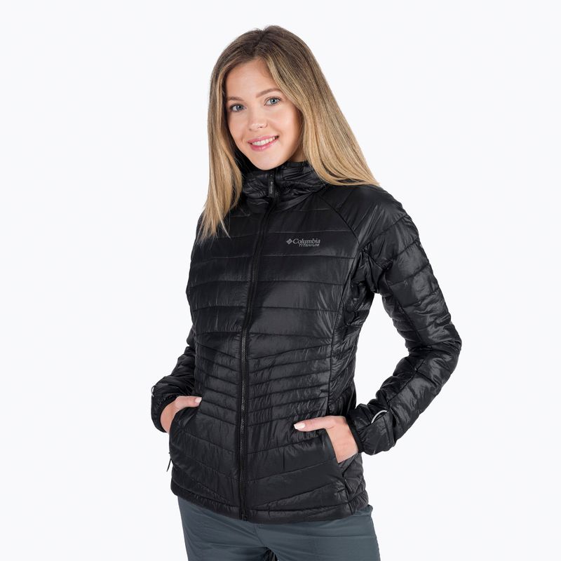 Columbia jachetă cu glugă pentru femei Platinum Peak negru 2008341