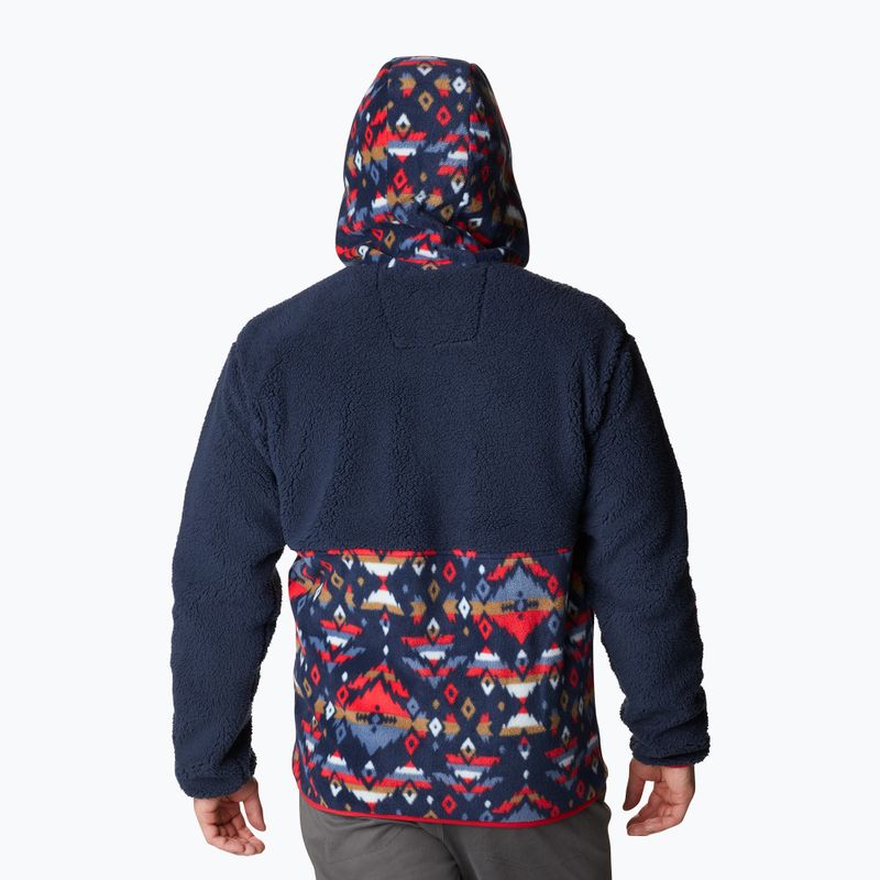 Bărbați Columbia Backbowl Sherpa fleece sweatshirt albastru marin 1952403 2