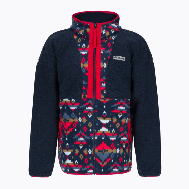 Bărbați Columbia Backbowl Sherpa fleece sweatshirt albastru marin 1952403 7
