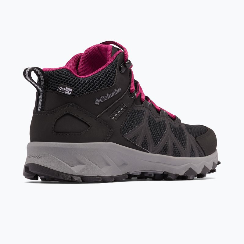 Cizme de trekking pentru femei Columbia Peakfreak II Mid Outdry negru/ti gri oțel 17