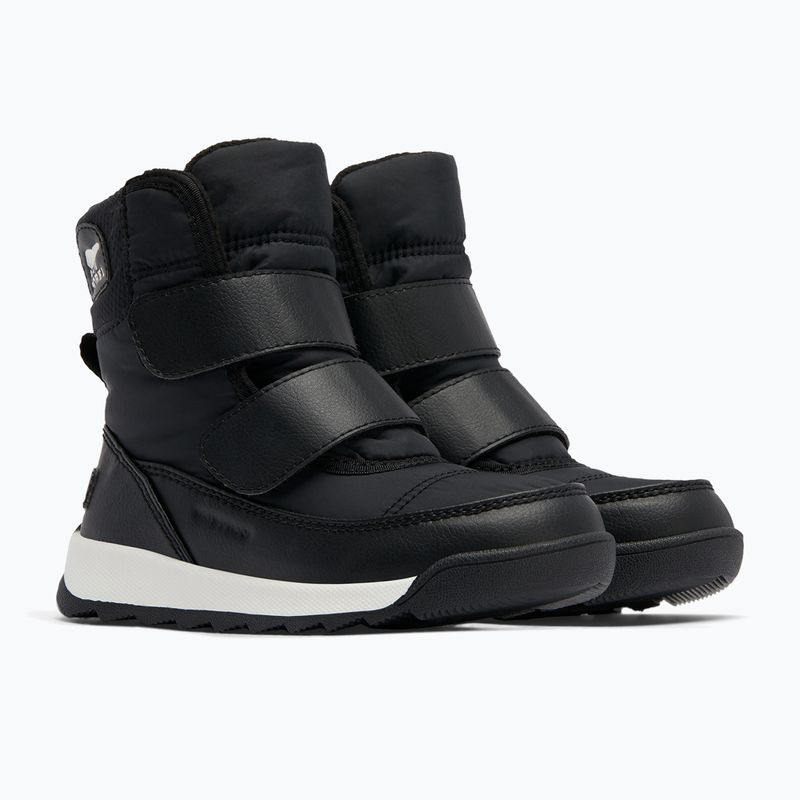 Ghete junior Sorel Whitney II Strap WP black/sea salt 9