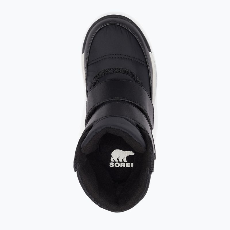 Ghete junior Sorel Whitney II Strap WP black/sea salt 11