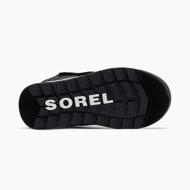 Ghete junior Sorel Whitney II Strap WP black/sea salt 12