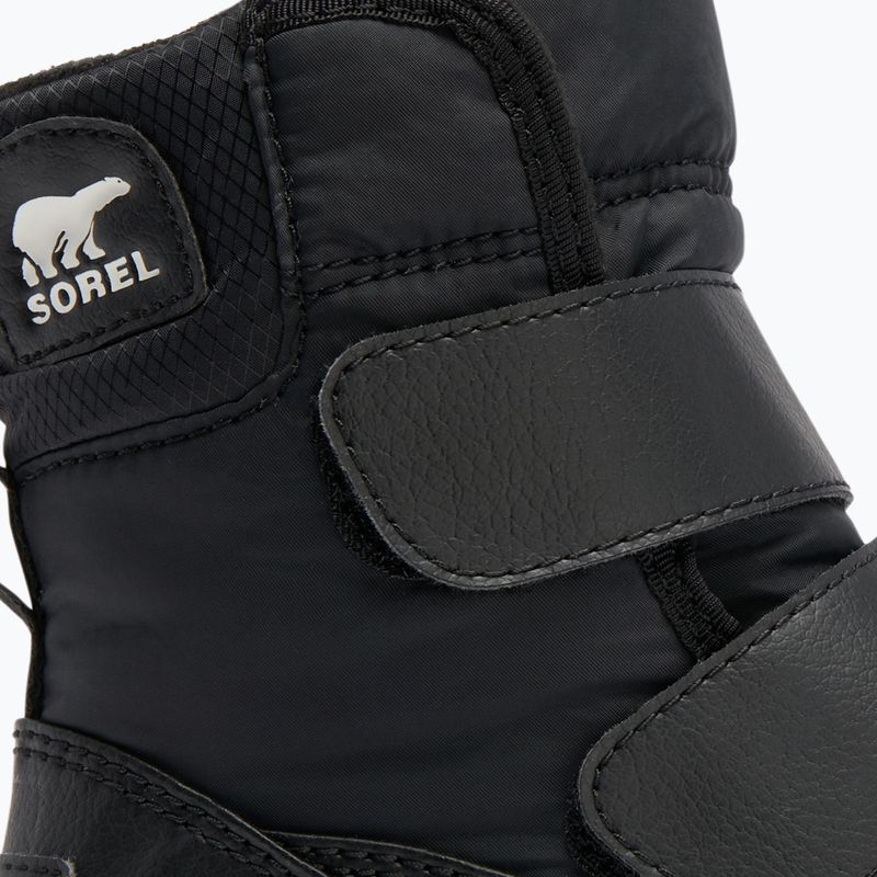 Ghete junior Sorel Whitney II Strap WP black/sea salt 13