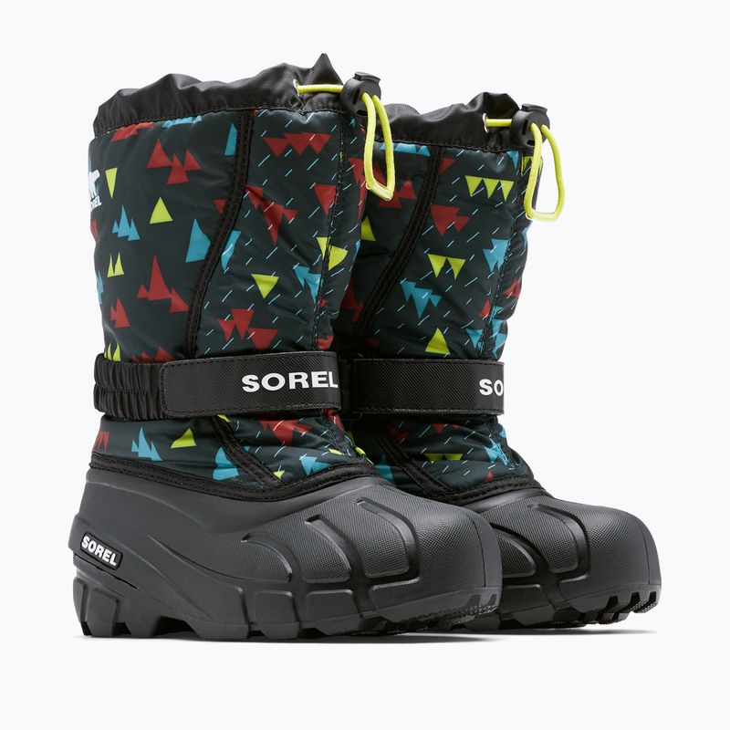 Ghete pentru copii Sorel Flurry Print Boys black/black