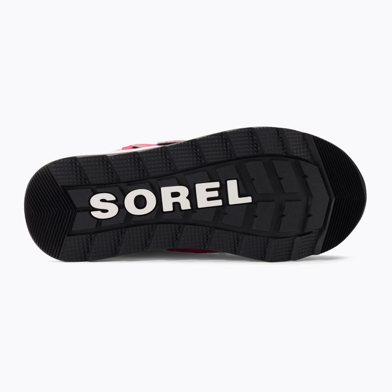 Cizme de trekking pentru copii Sorel Whitney II Strap Wp cactus roz/negru 5