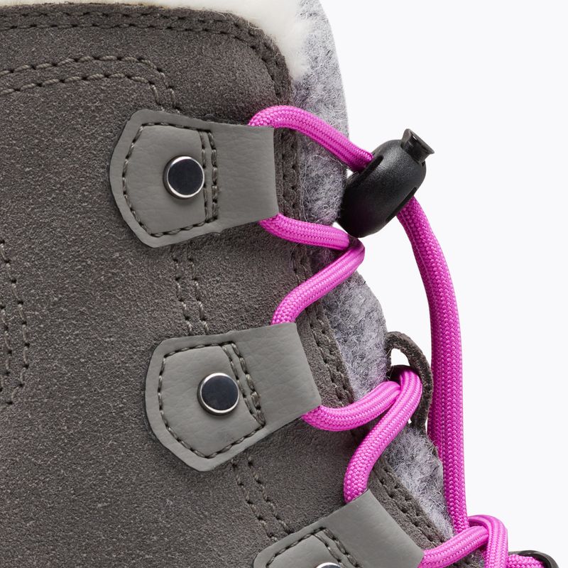 Ghete junior Sorel Sorel Explorer Lace quarry/bright lavender 13