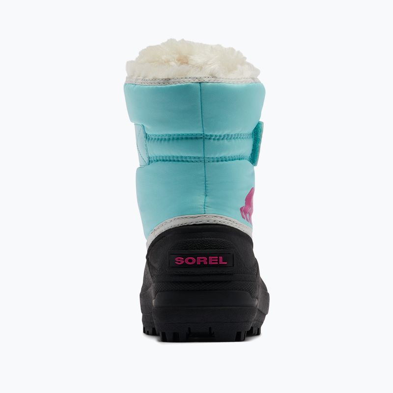 Ghete pentru copii Sorel Snow Commander ocean surf/cactus pink 11