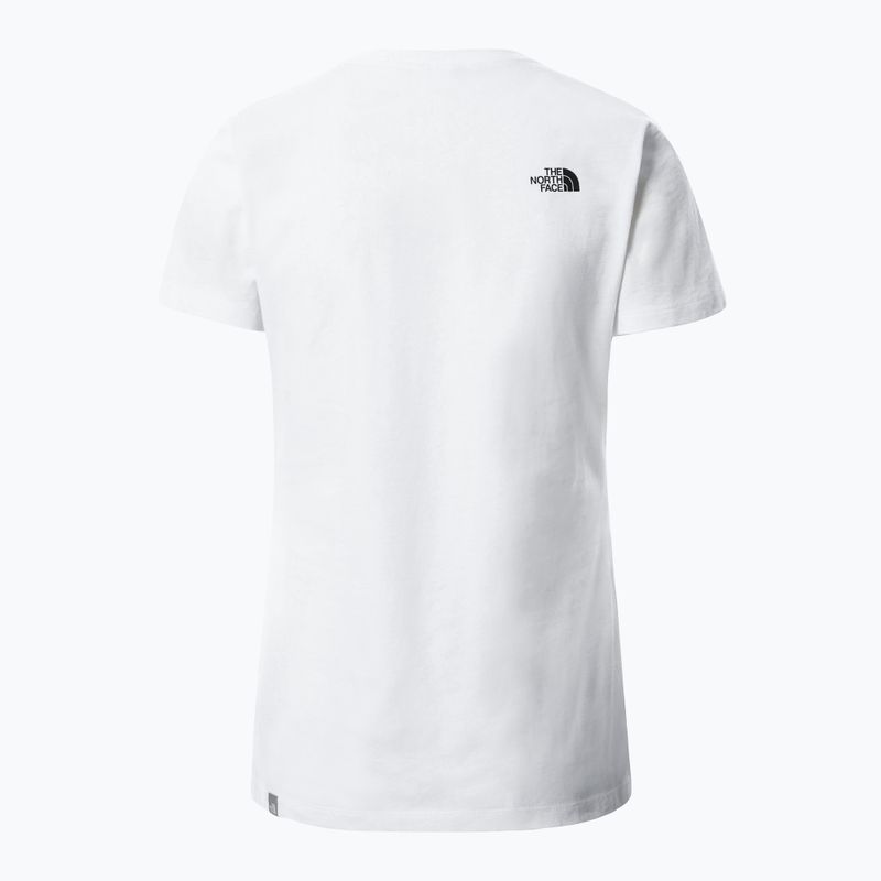 Tricou de trekking pentru femei The North Face Easy white NF0A4T1QFN41 9