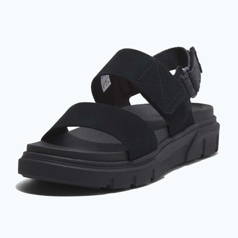 Timberland sandale de femei Greyfield 2 Strap piele de căprioară neagră Timberland 8