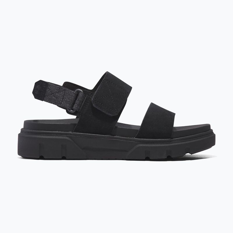 Timberland sandale de femei Greyfield 2 Strap piele de căprioară neagră Timberland 9