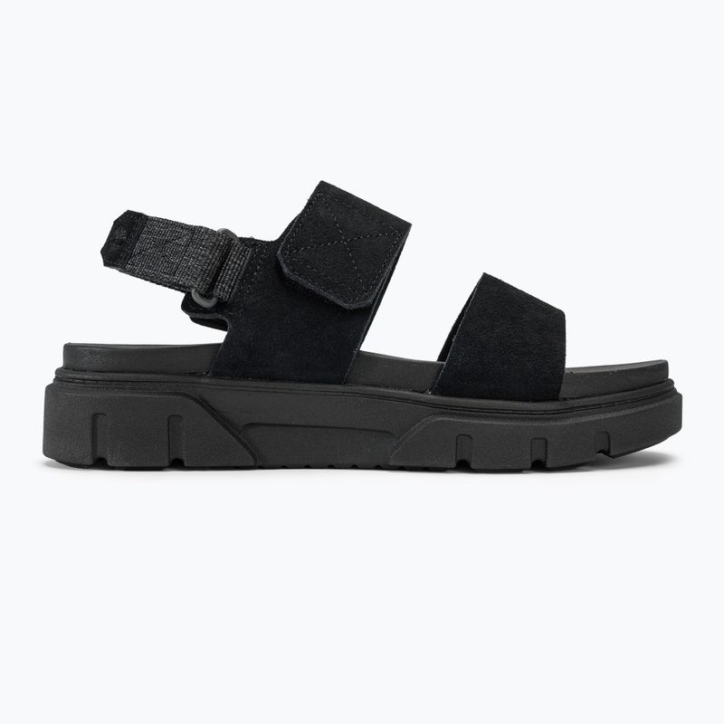 Timberland sandale de femei Greyfield 2 Strap piele de căprioară neagră Timberland 2