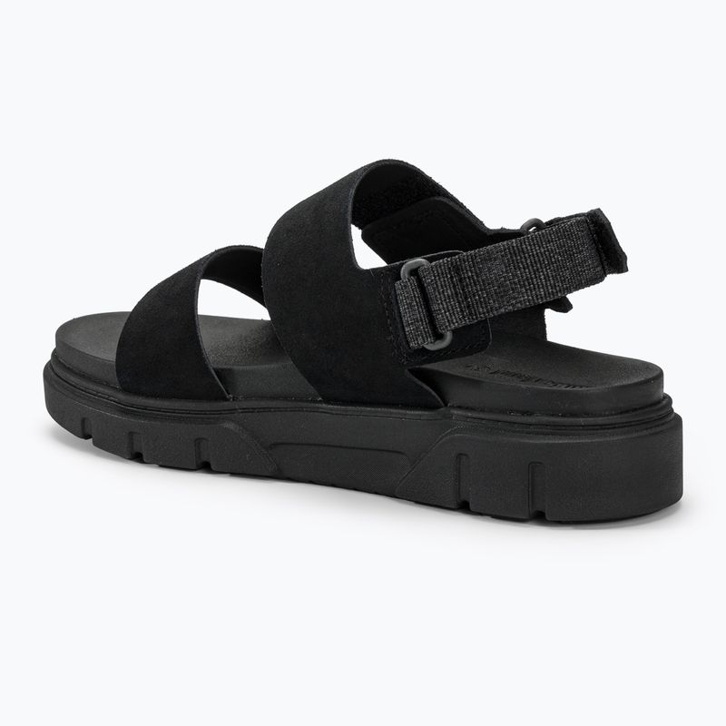 Timberland sandale de femei Greyfield 2 Strap piele de căprioară neagră Timberland 3