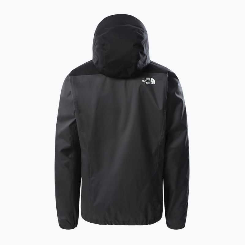 Geacă de ploaie pentru bărbați The North Face Quest Zip-In asphalt grey/black 2