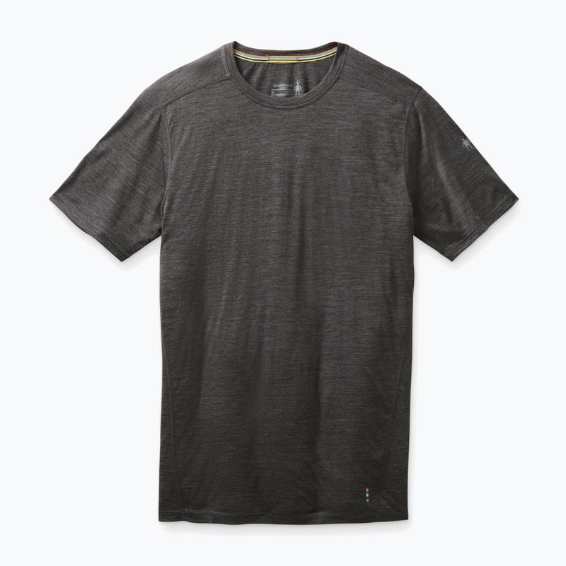 Bărbați Smartwool Merino Merino Tee gri închis 00744 trekking tricou 4
