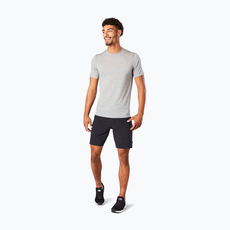 Cămașă de trekking Smartwool Merino Merino Tee pentru bărbați gri deschis 00744 2