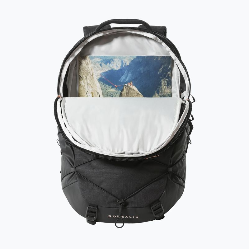 Rucsac de drumeție pentru femei The North Face Borealis 27 l negru heather/coral ars metalic 4