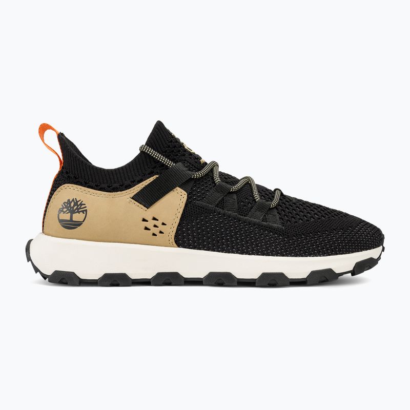 Timberland pantofi bărbați Winsor Trail negru tricot negru 2