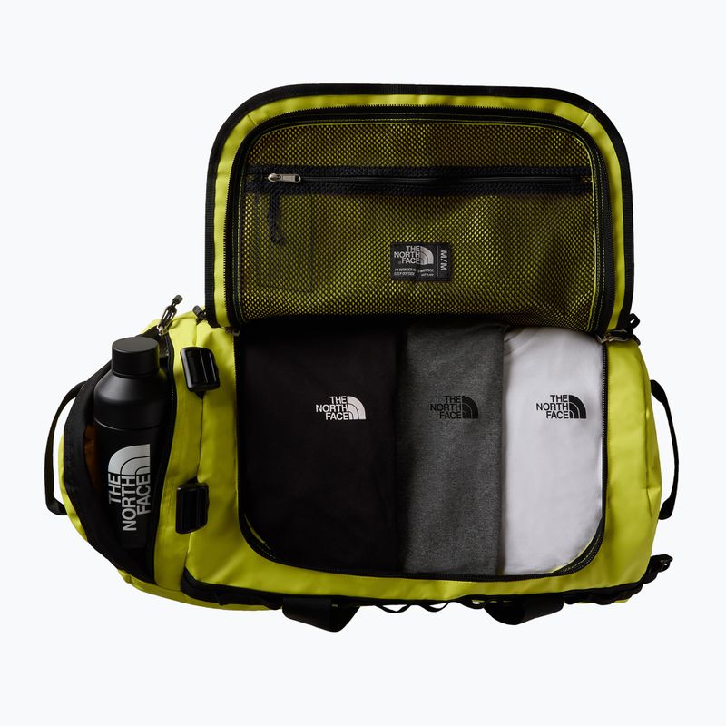 Geantă de călătorie The North Face Base Camp Duffel M 71 l sulphur spring green/tnf black 4