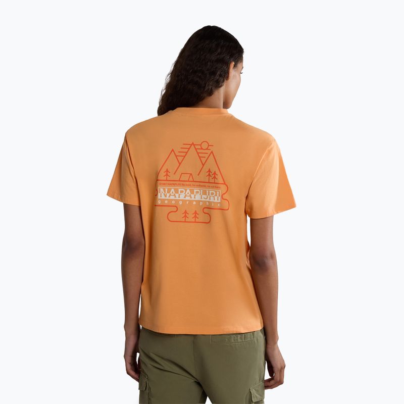 Tricou pentru femei Napapijri S-Faber orange mandarin 3