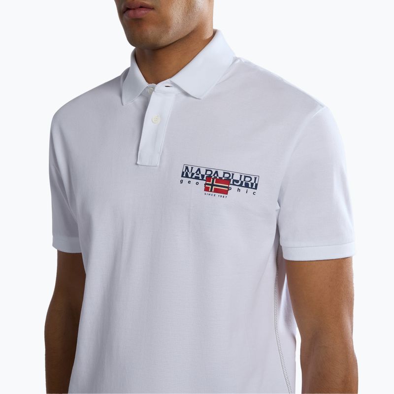 Tricou polo pentru bărbați Napapijri E-Aylmer brightwhite 4