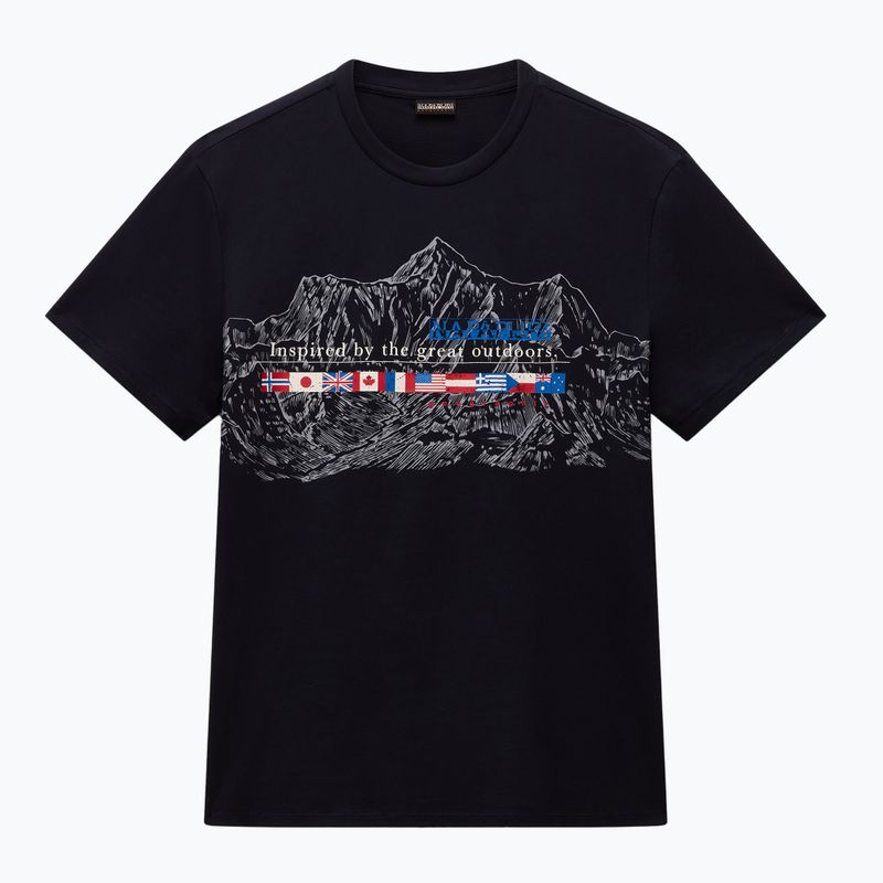 Tricou pentru bărbați Napapijri S-Turin 1 black 041 4