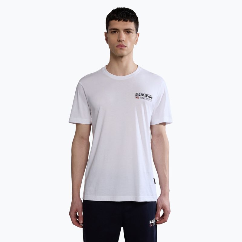 Tricou pentru bărbați Napapijri S-Kasba brightwhite