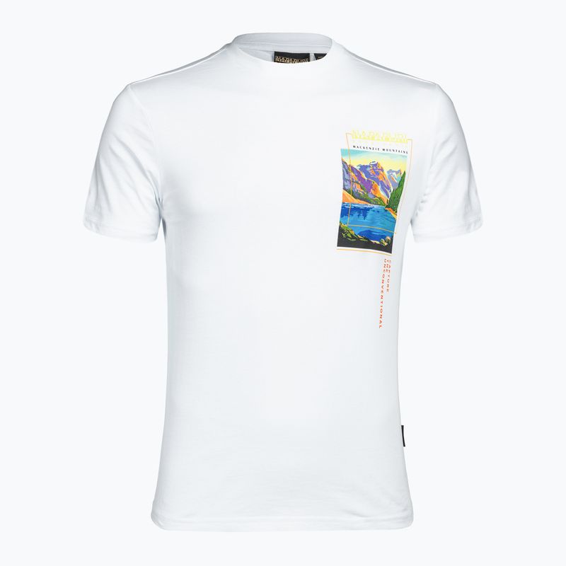 Tricou pentru bărbați Napapijri S-Canada brightwhite