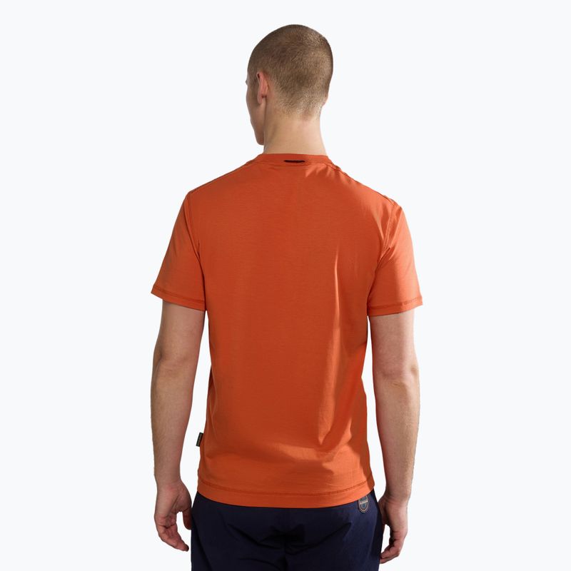 Tricou pentru bărbați Napapijri S-Smallwood orange burnt 3