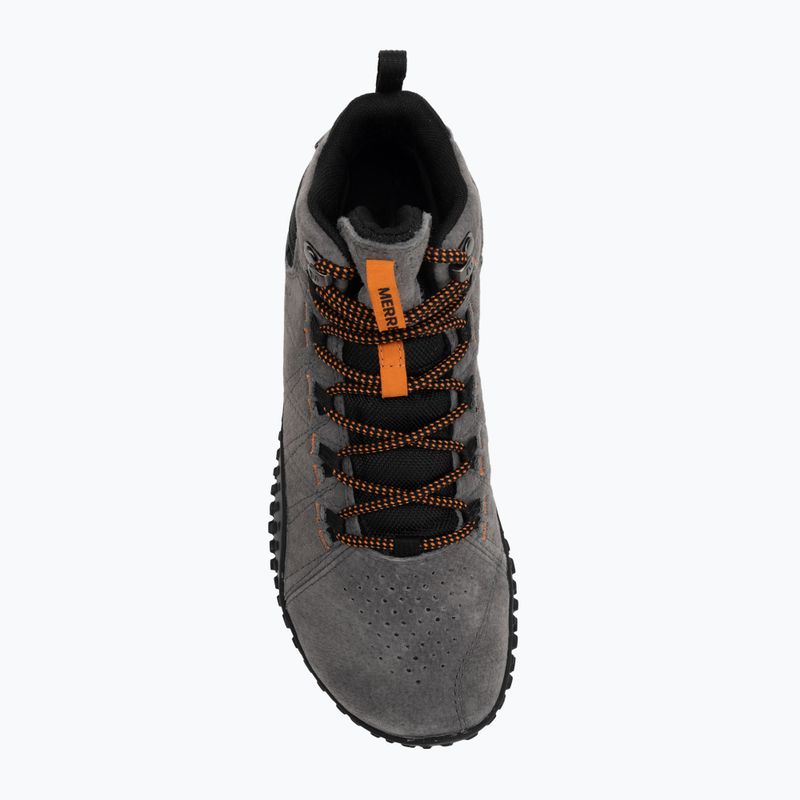Încălțăminte barefoot pentru bărbați Merrell Wrapt Mid WP granite 5