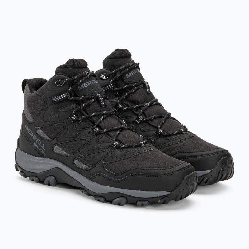 Încălțăminte de turism pentru bărbați Merrell West Rim Sport Mid GTX black 4