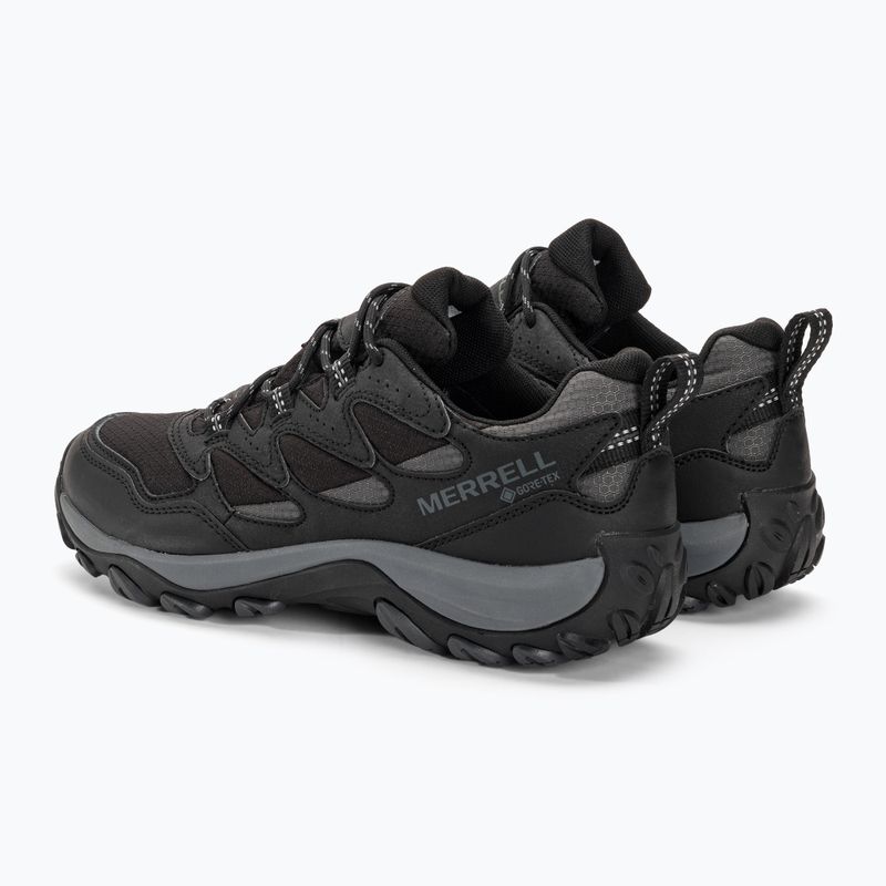 Încălțăminte de turism pentru bărbați Merrell West Rim Sport GTX black 3