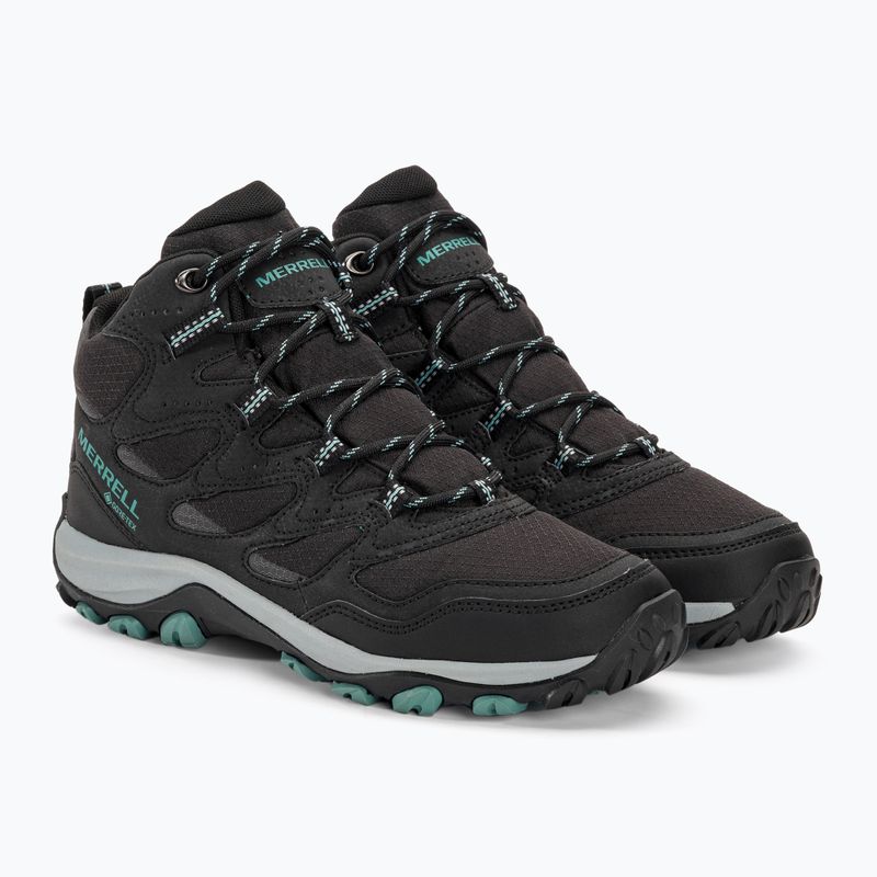 Încălțăminte de turism pentru femei Merrell West Rim Sport Mid GTX black 4