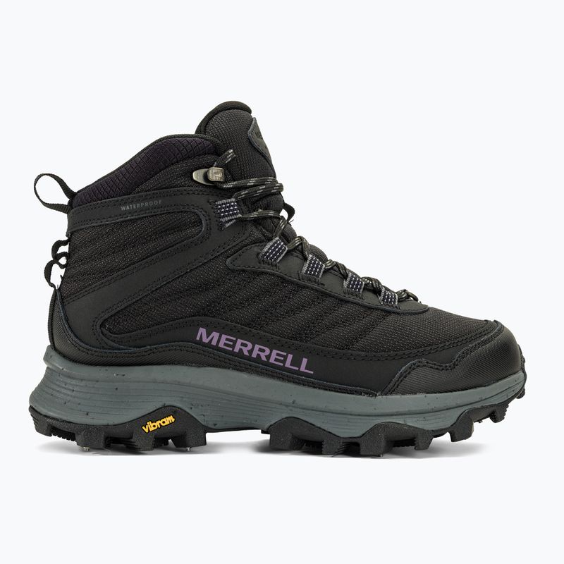 Încălțăminte de turism pentru femei Merrell Moab Speed Thermo Spike Mid WP black 2