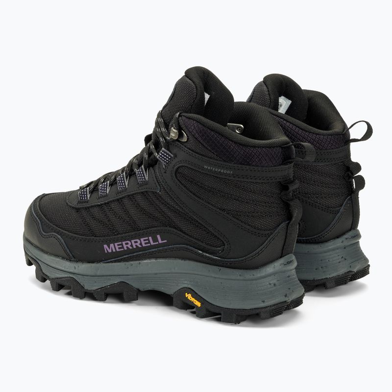 Încălțăminte de turism pentru femei Merrell Moab Speed Thermo Spike Mid WP black 3