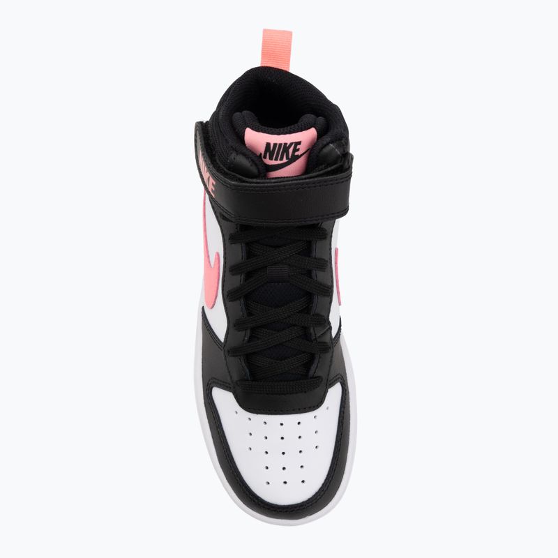 Încălțăminte pentru copii Nike Court Borough Mid 2 black/sunset pulse/white 5